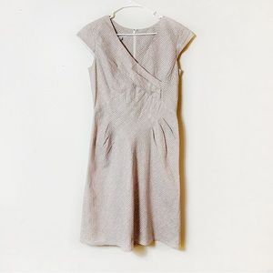 Pendleton V Neck Snake Print Cotton Sheath Dress